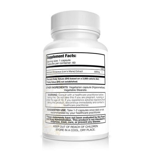 Lion's Mane Mushroom Powder or Capsules